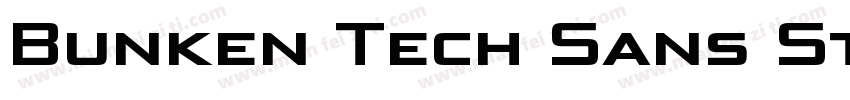 Bunken Tech Sans Std字体转换